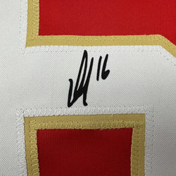 Facsimile Autographed Aleksander Barkov Florida Red Reprint Laser Auto Hockey Jersey Size Men's XL (ONLINE ORDER ONLY)