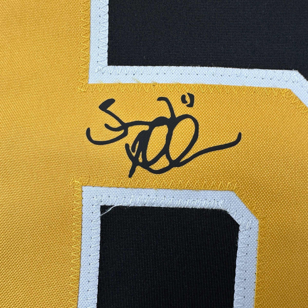 Facsimile Autographed Brad Marchand Boston Black Reprint Laser Auto Hockey Jersey Size Men's XL (ONLINE ORDER ONLY)