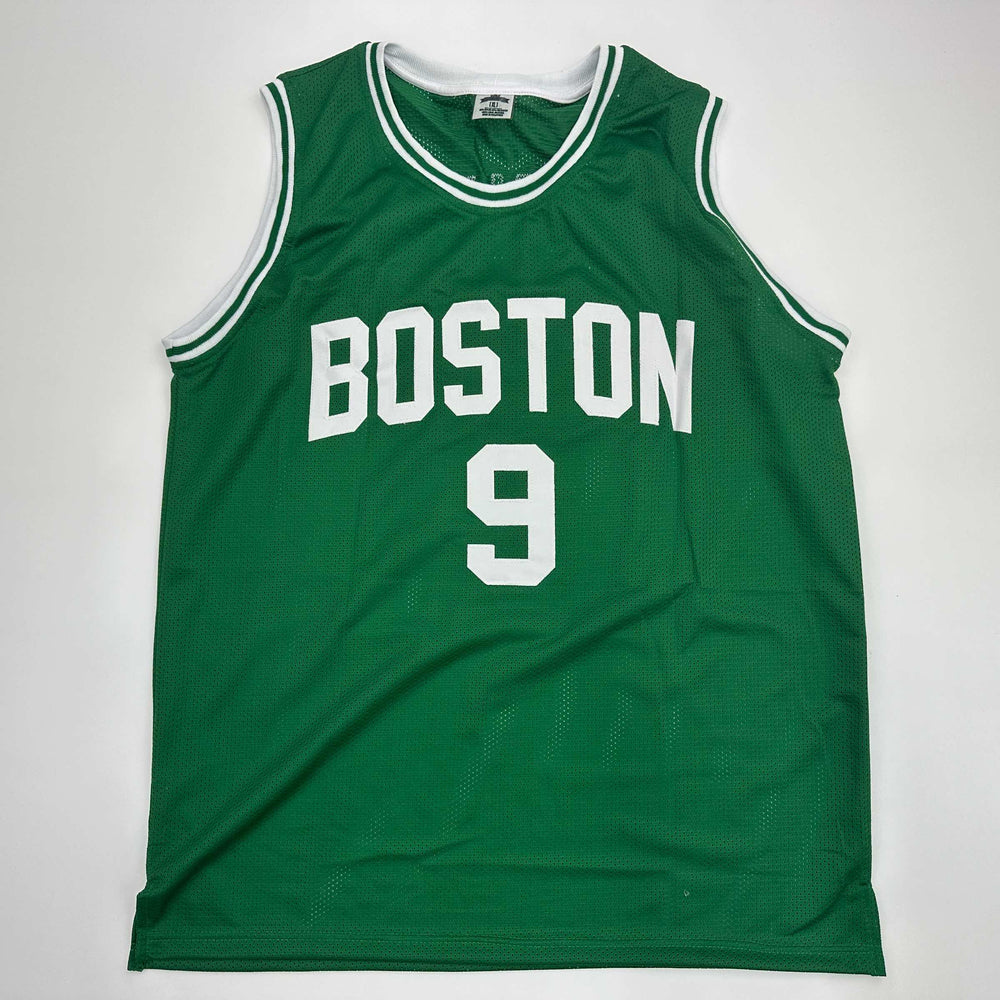 Facsimile Autographed Rajon Rondo Boston Green Reprint Laser Auto Basketball Jersey Size Men's XL (ONLINE ORDER ONLY)