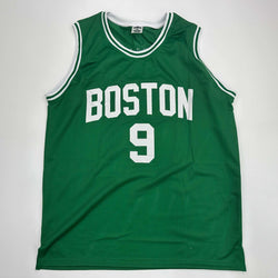Facsimile Autographed Rajon Rondo Boston Green Reprint Laser Auto Basketball Jersey Size Men's XL (ONLINE ORDER ONLY)
