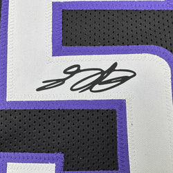 Facsimile Autographed De'Aaron Fox Sacramento Black Reprint Laser Auto Basketball Jersey Size Men's XL (ONLINE ORDER ONLY)