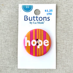 1756 Hope - La Mode - 2 Holes - 34mm - Pink and Orange (ONLINE ORDER ONLY)