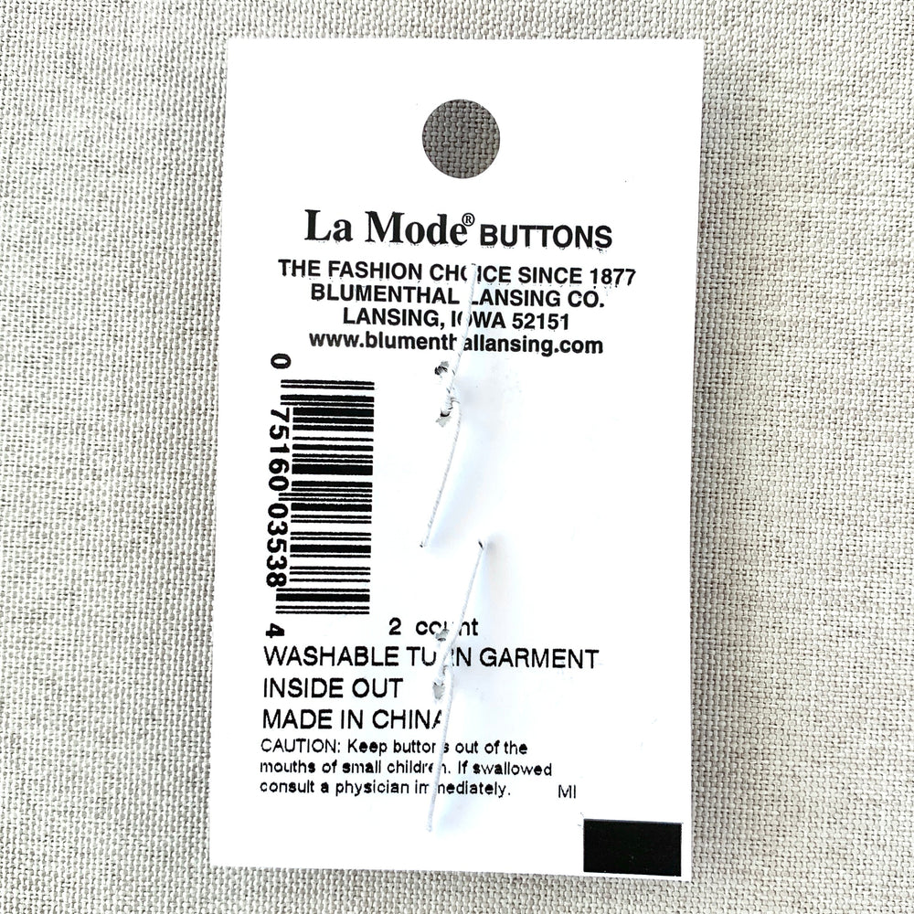 2453 Cow - La Mode - 1 Hole - Shank - Assorted Sizes (ONLINE ORDER ONLY)