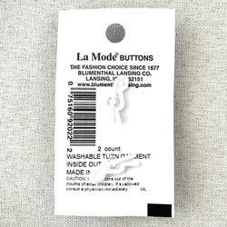 1461 Soccer Ball - La Mode - 1 Hole - Shank - Assorted Sizes (ONLINE ORDER ONLY)