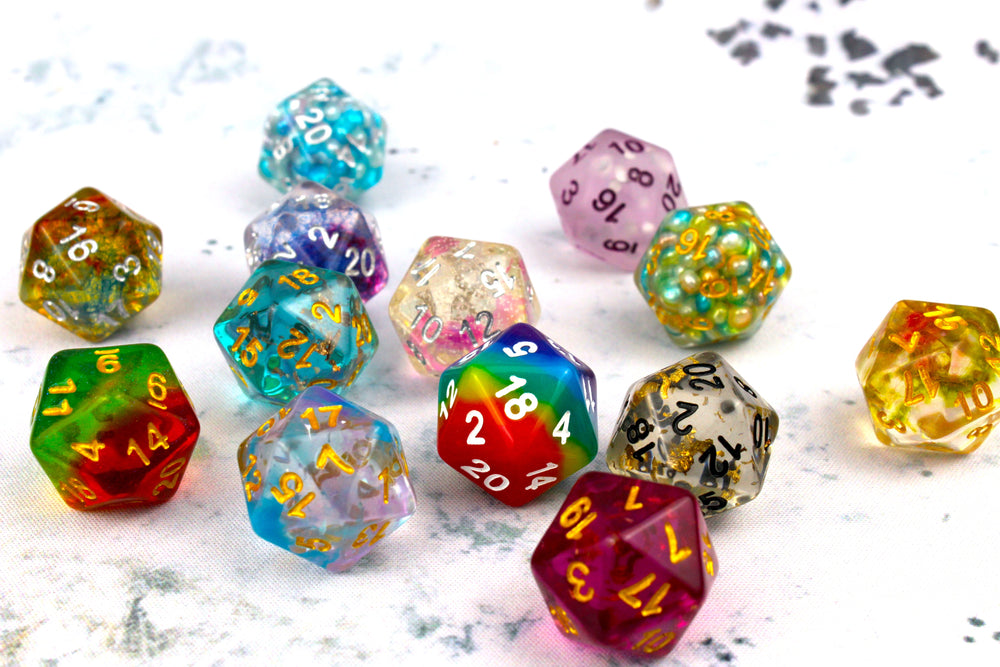 Single D20 - Polyhedral Dice (ONLINE ORDER ONLY)