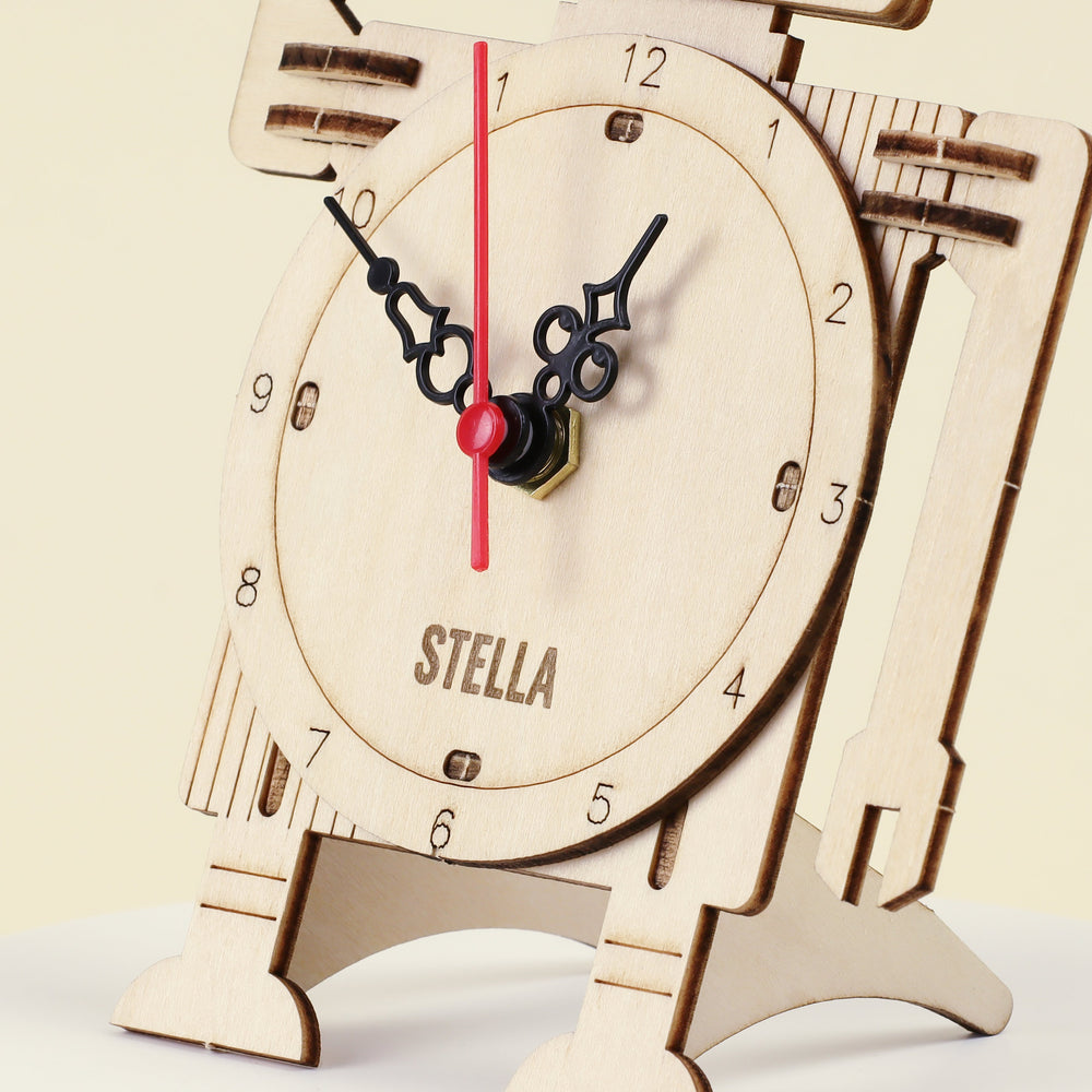 Robot Clock DIY Kit, Educational STEM Toy (ONLINE ORDER ONLY)