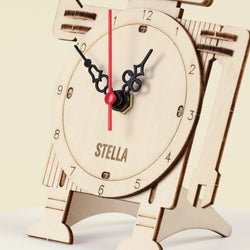 Robot Clock DIY Kit, Educational STEM Toy (ONLINE ORDER ONLY)