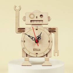 Robot Clock DIY Kit, Educational STEM Toy (ONLINE ORDER ONLY)