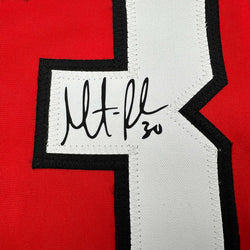 Facsimile Autographed Martin Brodeur New Jersey Red Reprint Laser Auto Hockey Jersey Size Men's XL (ONLINE ORDER ONLY)