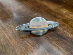 Saturn Hard Enamel Pin