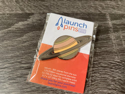 Saturn Hard Enamel Pin