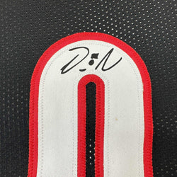 Facsimile Autographed Damian Lillard Portland Black Reprint Laser Auto Basketball Jersey Size Men's XL (ONLINE ORDER ONLY)