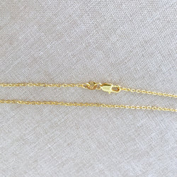16" - Yellow Gold Filled Necklace Chain - Cable - 16 Inch - Lobster Claw Clasp - 18 Karat 18KT