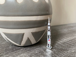 Saturn V Launch Vehicle Enamel Pin