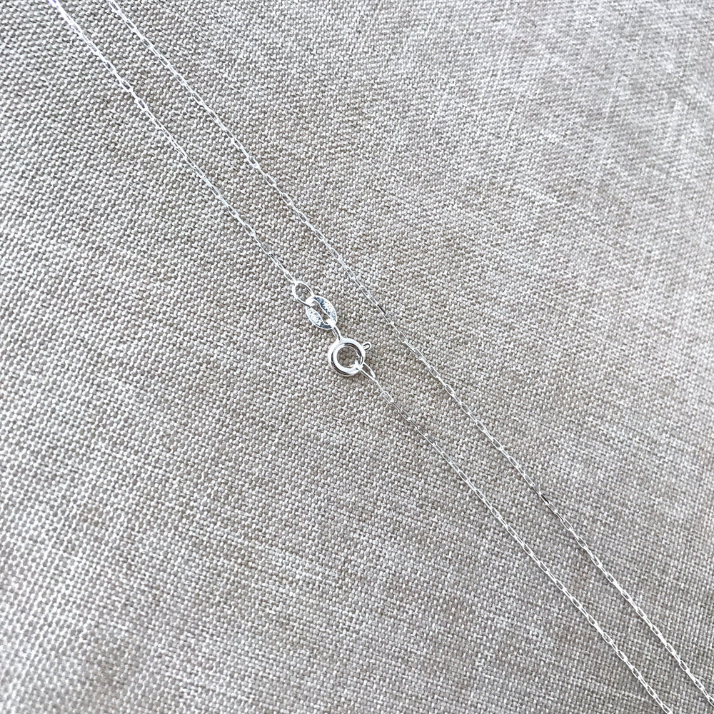 18" - 925 India Sterling Silver Chain - Super Fine - 18 Inch - Wholesale Chain - Spring Ring Clasp - .925 India Stamped - Cable Chain (ONLINE ORDER ONLY)