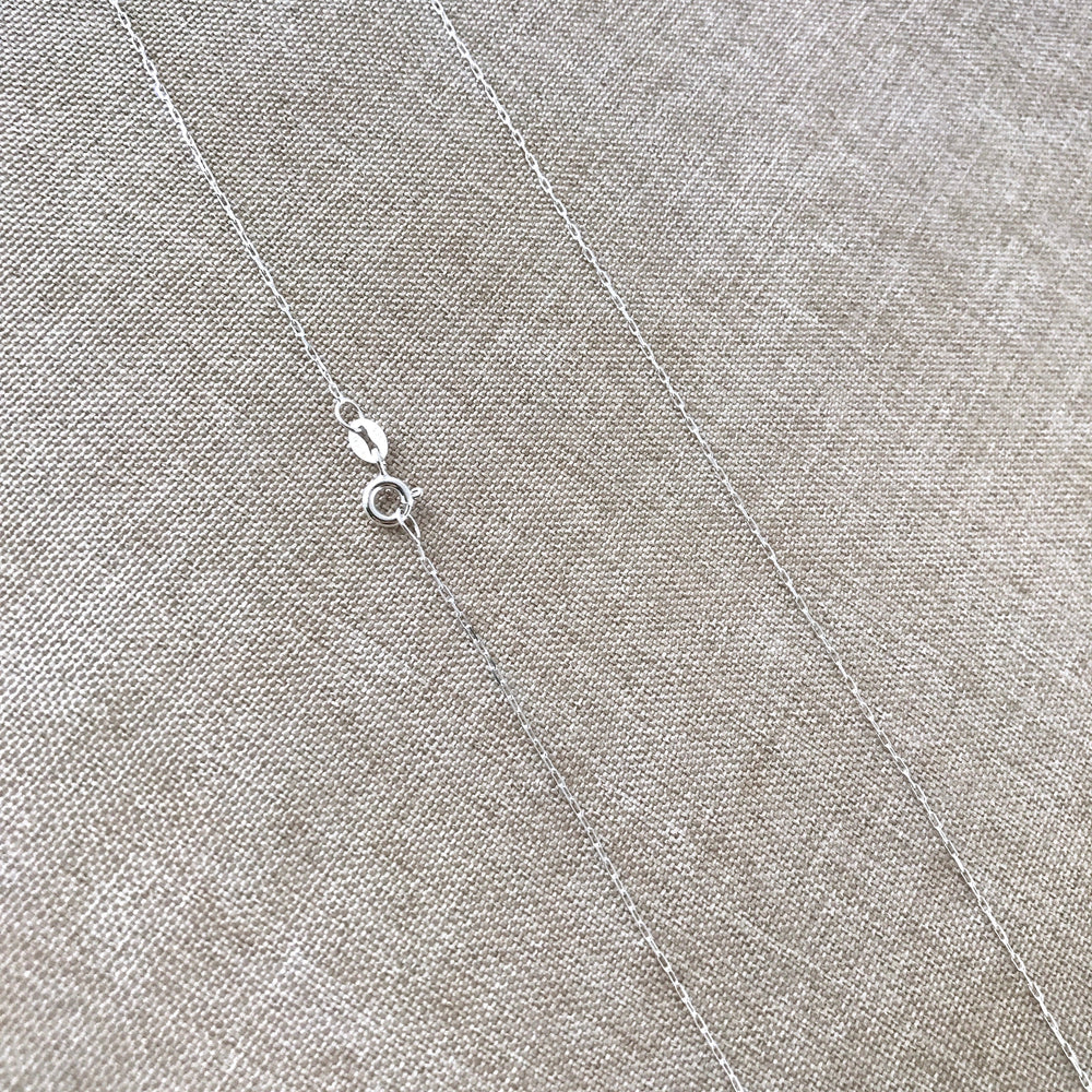18" - 925 India Sterling Silver Chain - Super Fine - 18 Inch - Wholesale Chain - Spring Ring Clasp - .925 India Stamped - Cable Chain (ONLINE ORDER ONLY)