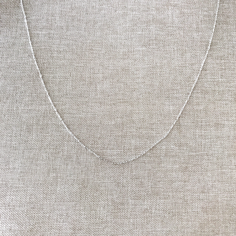 18" - 925 India Sterling Silver Chain - Super Fine - 18 Inch - Wholesale Chain - Spring Ring Clasp - .925 India Stamped - Cable Chain (ONLINE ORDER ONLY)
