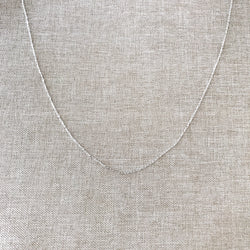 18" - 925 India Sterling Silver Chain - Super Fine - 18 Inch - Wholesale Chain - Spring Ring Clasp - .925 India Stamped - Cable Chain (ONLINE ORDER ONLY)