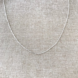 18" - 925 India Sterling Silver Chain - Super Fine - 18 Inch - Wholesale Chain - Spring Ring Clasp - .925 India Stamped - Cable Chain (ONLINE ORDER ONLY)