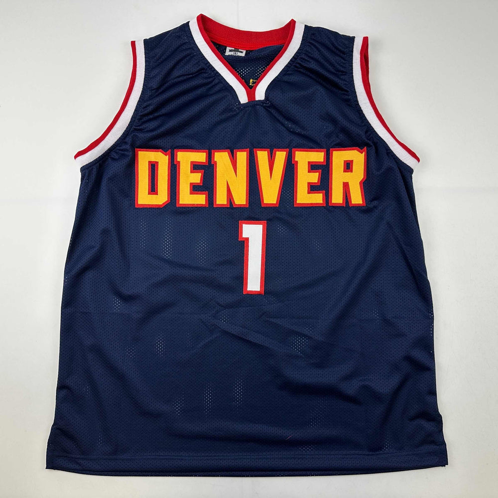 Facsimile Autographed Michael Porter Jr. Denver Blue Reprint Laser Auto Basketball Jersey Size Men's XL (ONLINE ORDER ONLY)