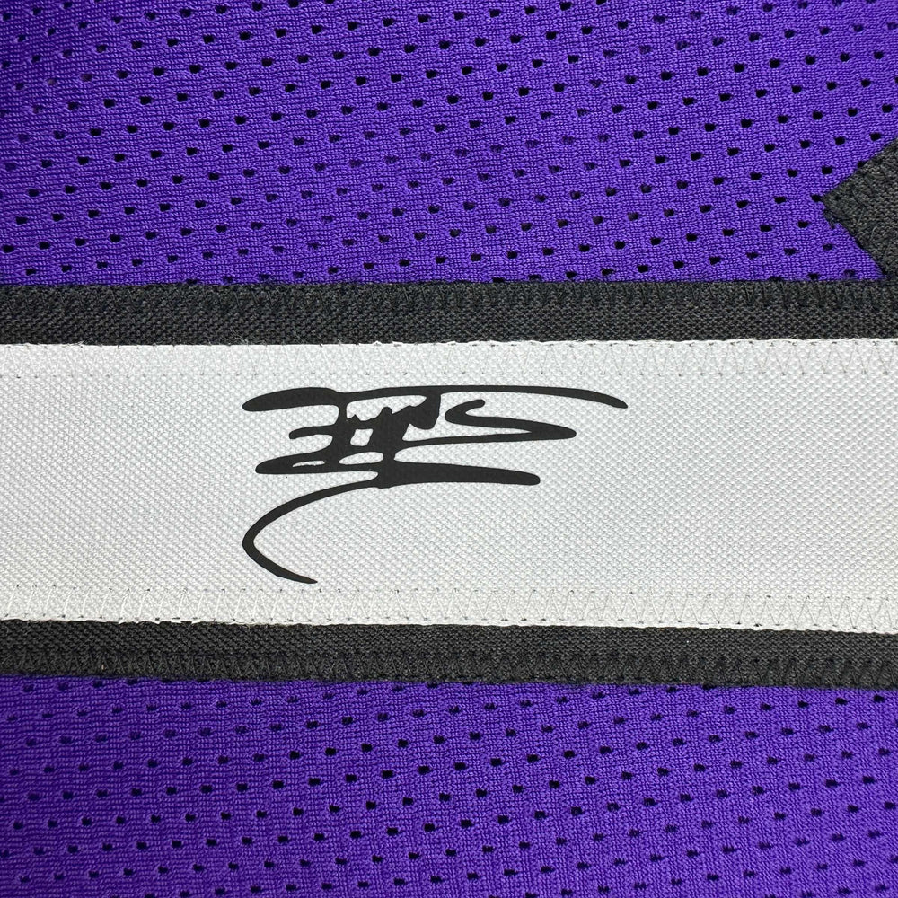 Facsimile Autographed Tracy McGrady Toronto Purple Reprint Laser Auto Basketball Jersey Size Men's XL (ONLINE ORDER ONLY)