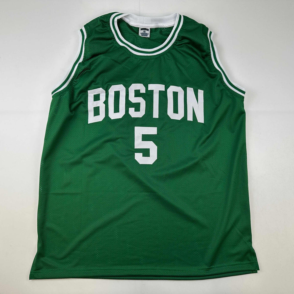 Facsimile Autographed Kevin Garnett Boston Green Reprint Laser Auto Basketball Jersey Size Men's XL (ONLINE ORDER ONLY)
