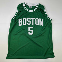 Facsimile Autographed Kevin Garnett Boston Green Reprint Laser Auto Basketball Jersey Size Men's XL (ONLINE ORDER ONLY)