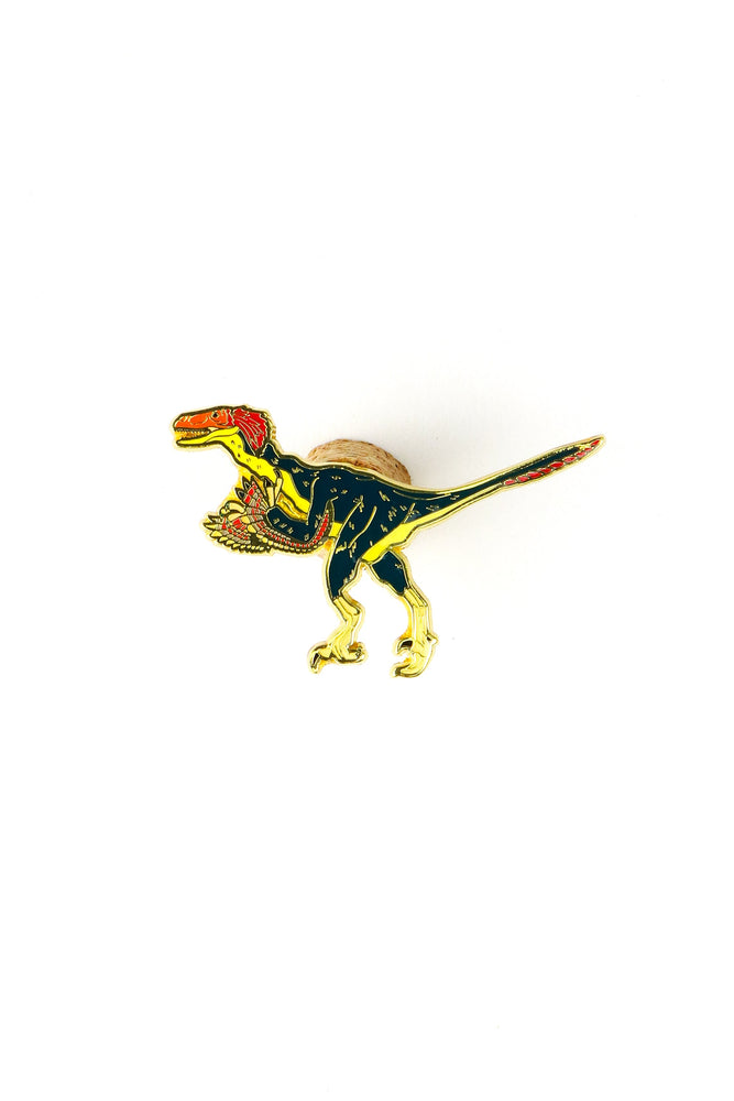 Deinonychus Enamel Pin (Deinonychus antirrhopus)