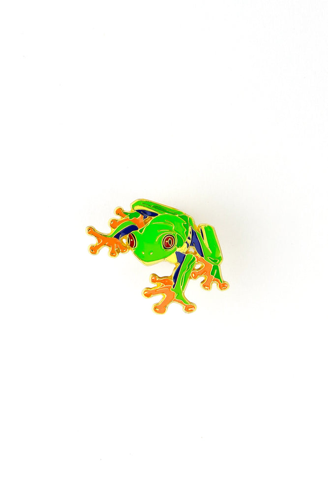Red-Eyed Tree Frog Enamel Pin (Agalychnis callidryas)