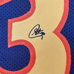 Facsimile Autographed Stephen Steph Curry Golden State Navy Blue Retro Rookie Reprint Laser Auto Basketball Jersey Size Men's XL (ONLINE ORDER ONLY)