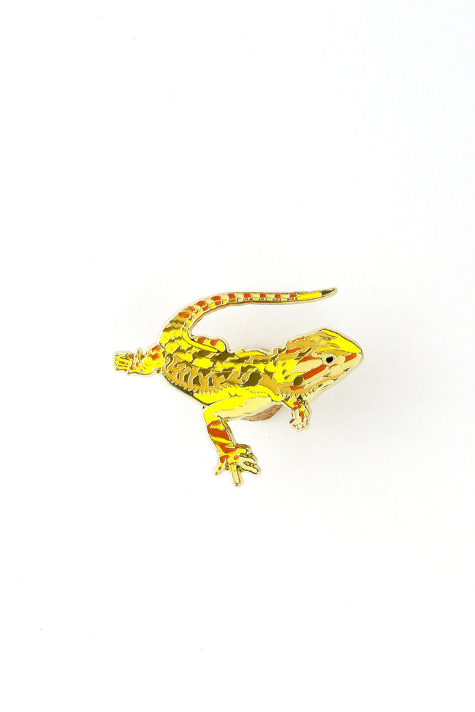Bearded Dragon Enamel Pin (Pogona vitticeps)