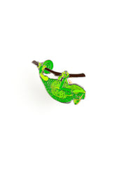 Chameleon Enamel Pin (Chamaeleonidae)