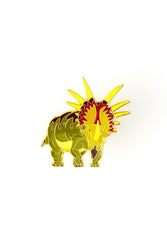 Styracosaurus Enamel Pin (Styracosaurus albertensis)