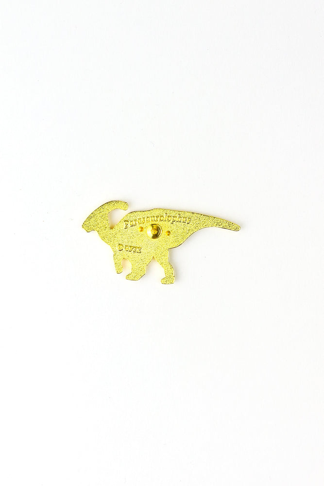 Parasaurolophus Enamel Pin (Parasaurolophus walkeri)