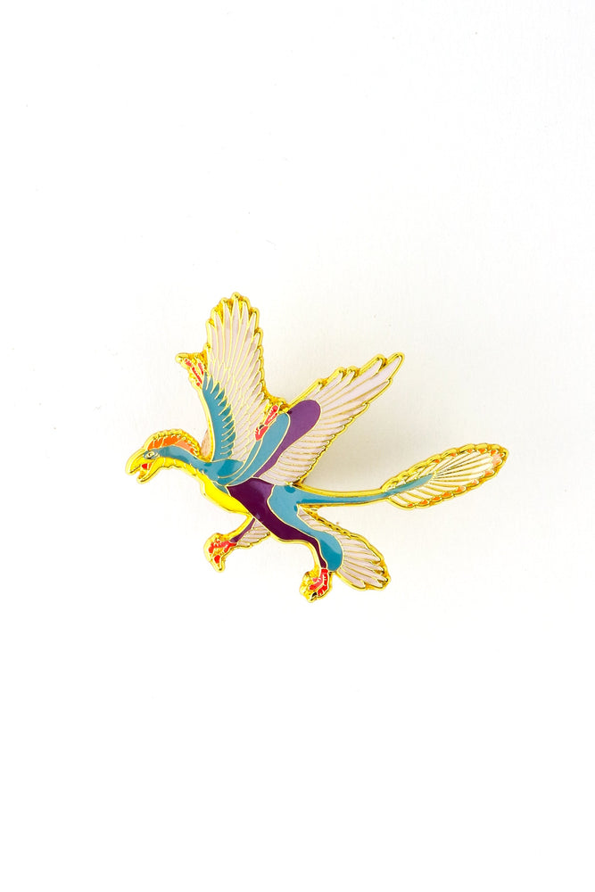 Microraptor Enamel Pin (Microraptor gui)