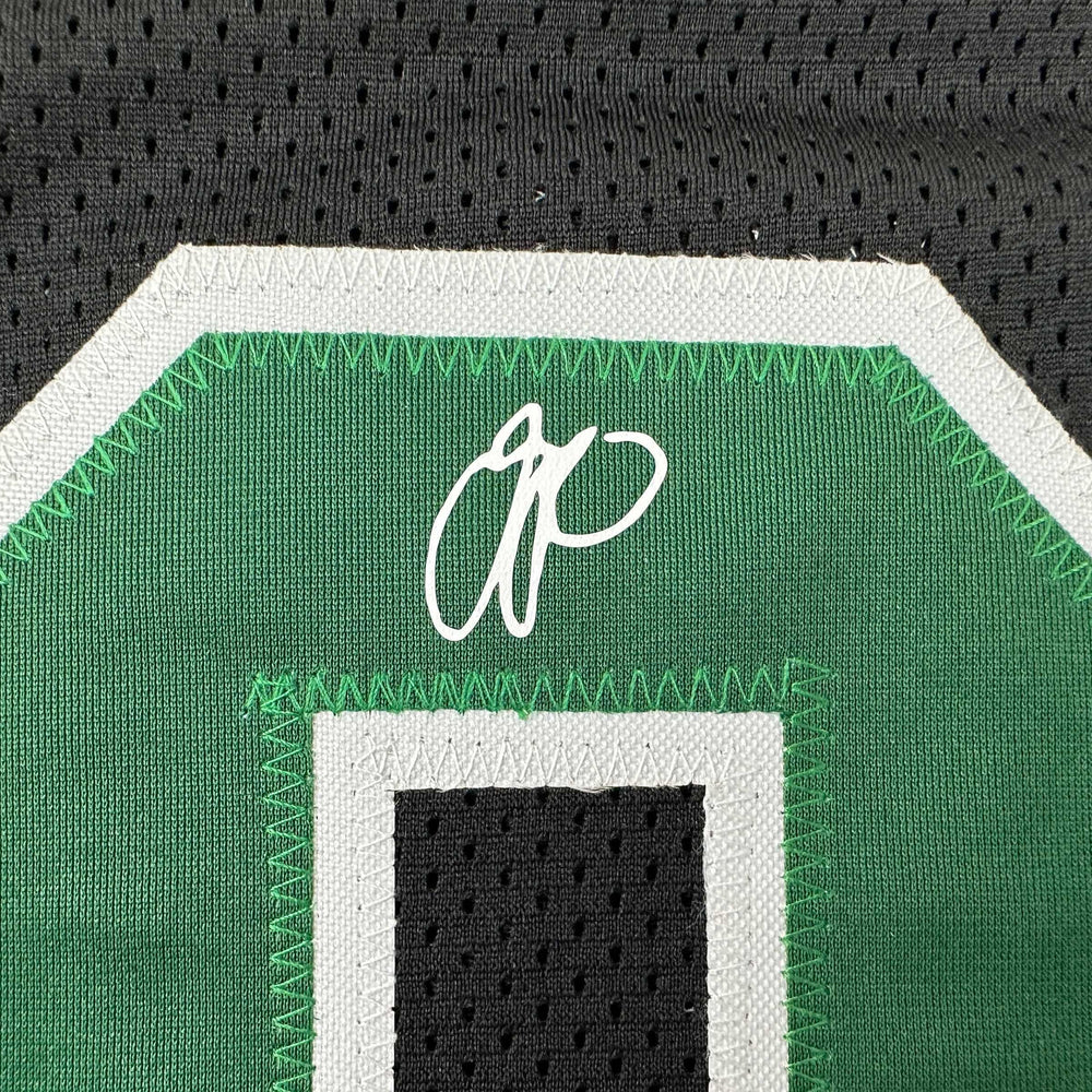 Facsimile Autographed Jayson Tatum Boston Black Reprint Laser Auto Basketball Jersey Size Men's XL (ONLINE ORDER ONLY)