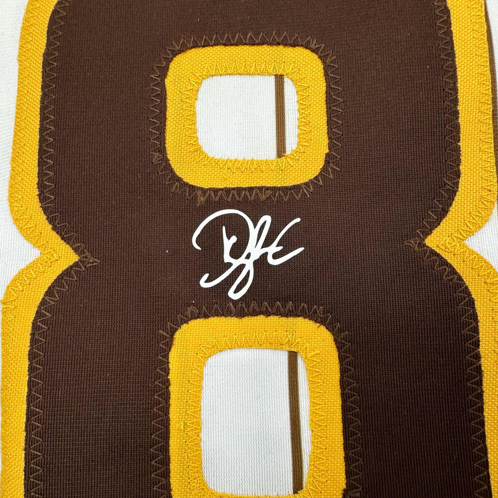 Facsimile Autographed Dylan Cease San Diego Pinstripe Reprint Laser Auto Baseball Jersey Size Men's XL (ONLINE ORDER ONLY)