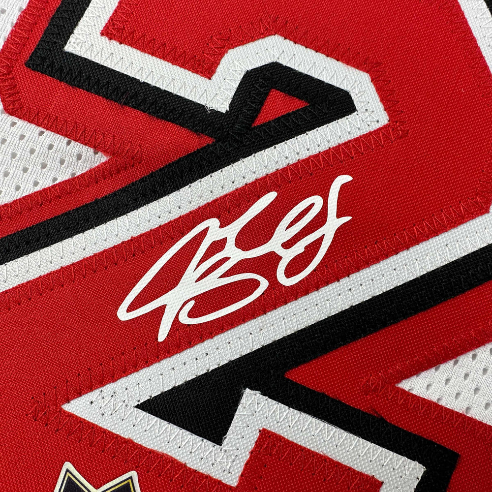 Facsimile Autographed Jimmy Butler Miami White Retro Reprint Laser Auto Basketball Jersey Size Men's XL (ONLINE ORDER ONLY)