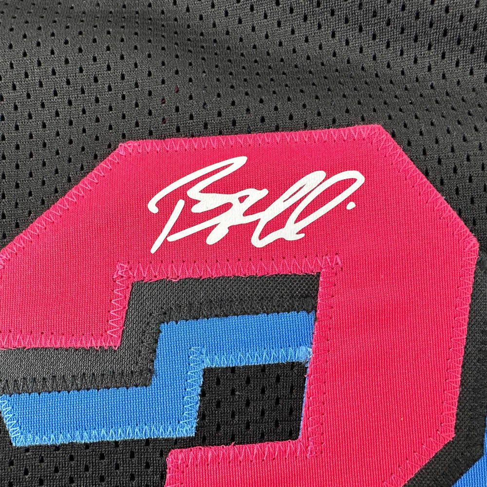 Facsimile Autographed Bam Adebayo Miami Black Vice City Reprint Laser Auto Basketball Jersey Size Men's XL (ONLINE ORDER ONLY)