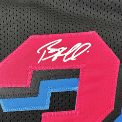 Facsimile Autographed Bam Adebayo Miami Black Vice City Reprint Laser Auto Basketball Jersey Size Men's XL (ONLINE ORDER ONLY)