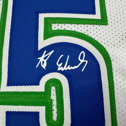 Facsimile Autographed Anthony Edwards Minnesota White Retro Reprint Laser Auto Basketball Jersey Size Men's XL (ONLINE ORDER ONLY)