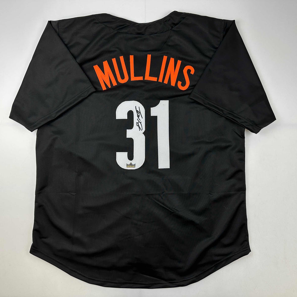 Facsimile Autographed Cedric Mullins Baltimore Black City Connect Reprint Laser Auto Baseball Jersey Size Men's XL (ONLINE ORDER ONLY)