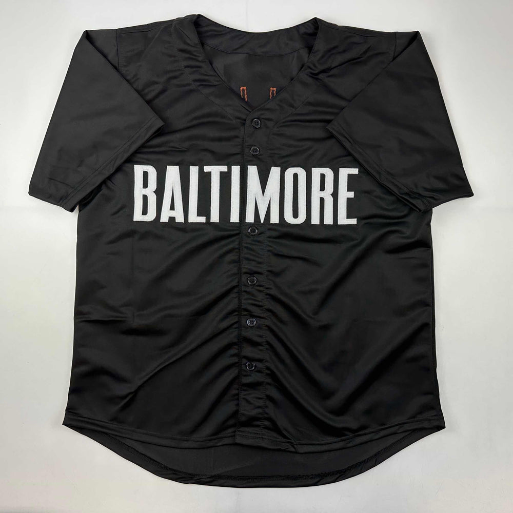 Facsimile Autographed Cedric Mullins Baltimore Black City Connect Reprint Laser Auto Baseball Jersey Size Men's XL (ONLINE ORDER ONLY)