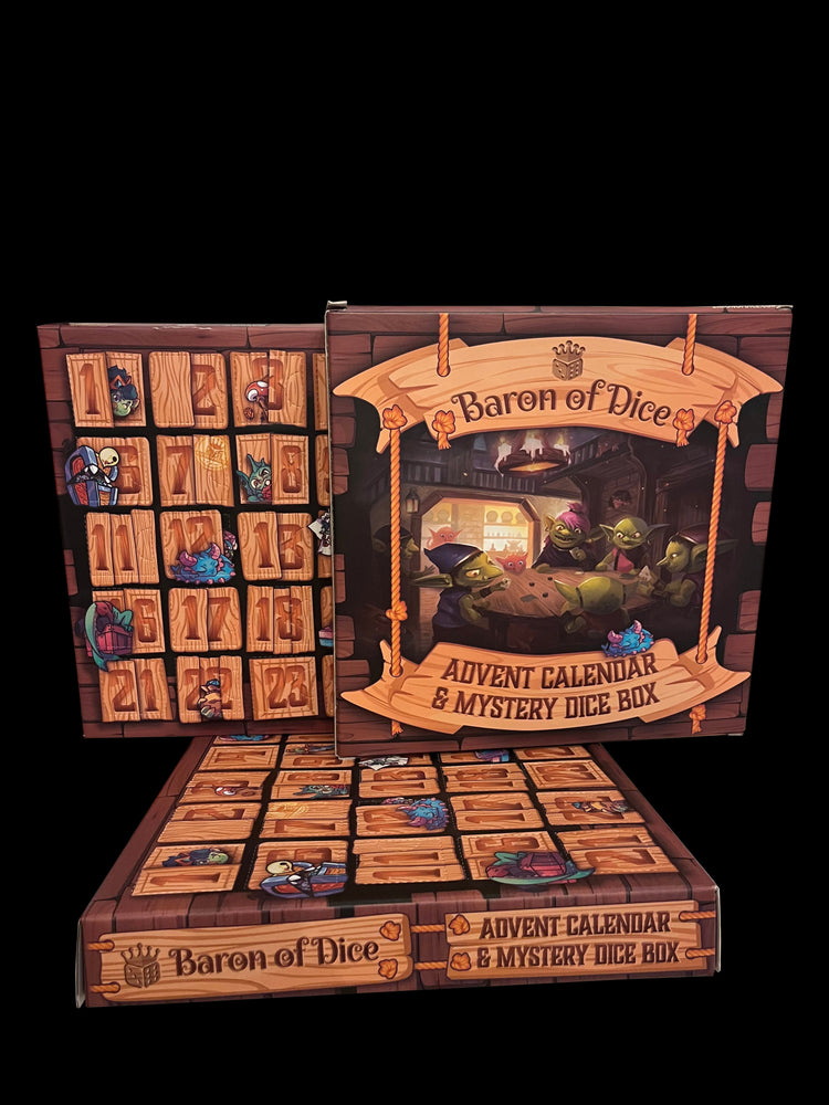 DnD Mystery Dice Advent Calendar - Goblin Game Night (ONLINE ORDER ONLY)