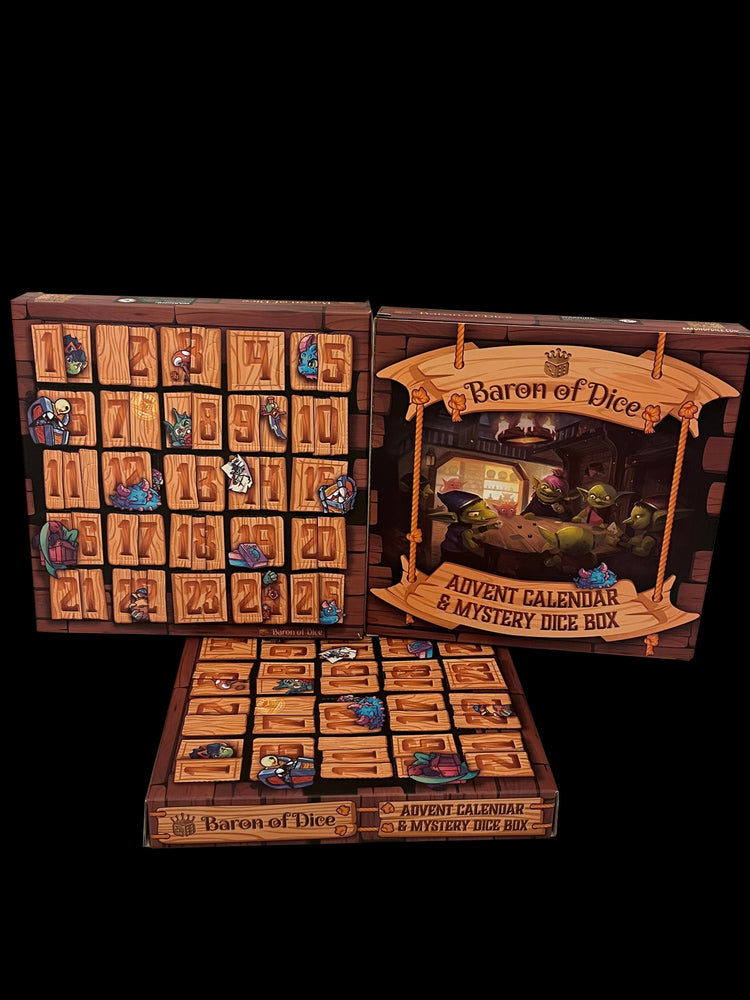 DnD Mystery Dice Advent Calendar - Goblin Game Night (ONLINE ORDER ONLY)