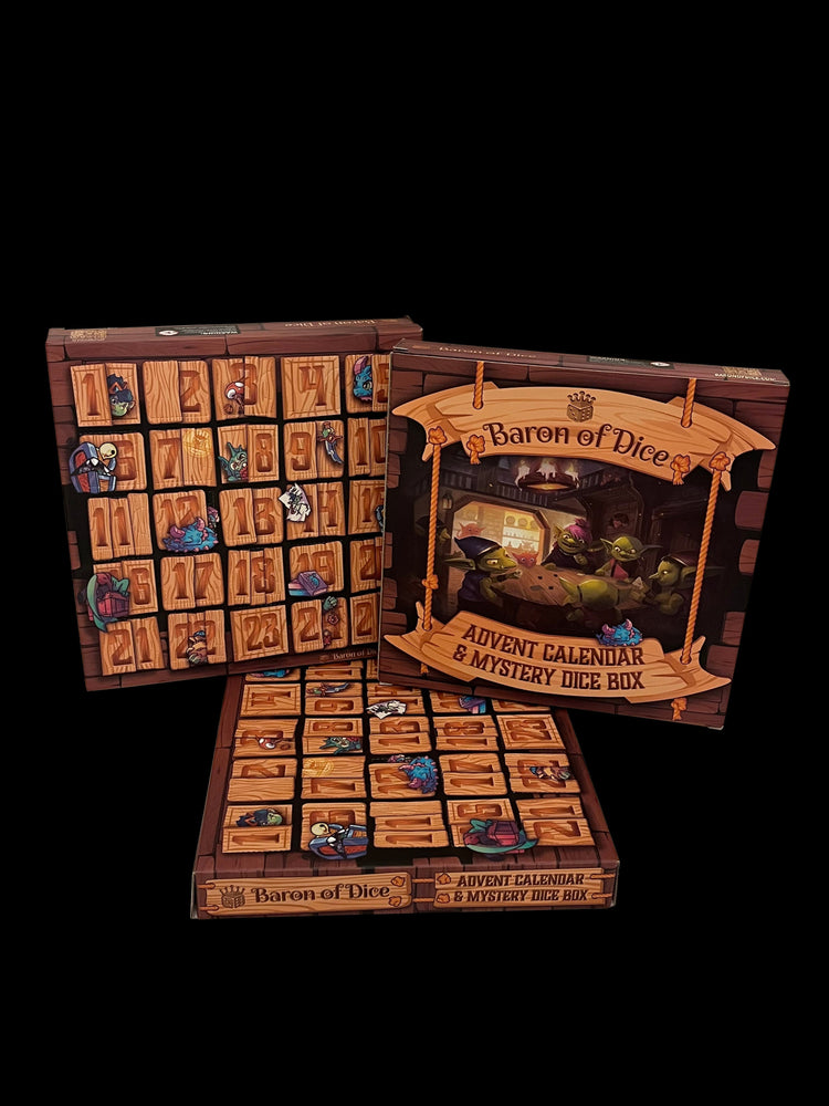 DnD Mystery Dice Advent Calendar - Goblin Game Night (ONLINE ORDER ONLY)