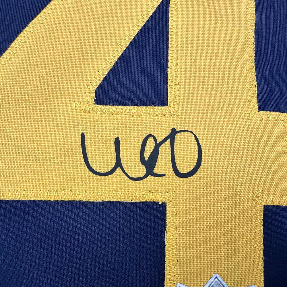 Facsimile Autographed William Contreras Milwaukee Blue Reprint Laser Auto Baseball Jersey Size Men's XL (ONLINE ORDER ONLY)