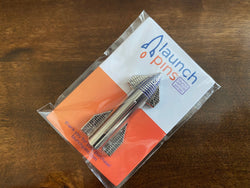 Starship 3D Enamel Pin