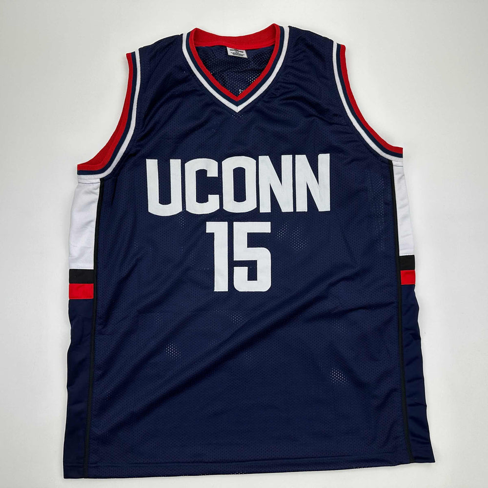 Facsimile Autographed Kemba Walker UConn Blue Reprint Laser Auto College Basketball Jersey Size Men's XL (ONLINE ORDER ONLY)