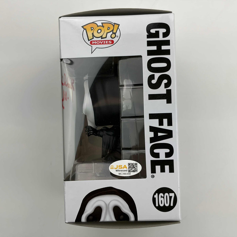 Autographed/Signed Skeet Ulrich Inscribed Billy Ghostface Scream Funko Pop #1607 Movie Figurine Toy JSA COA